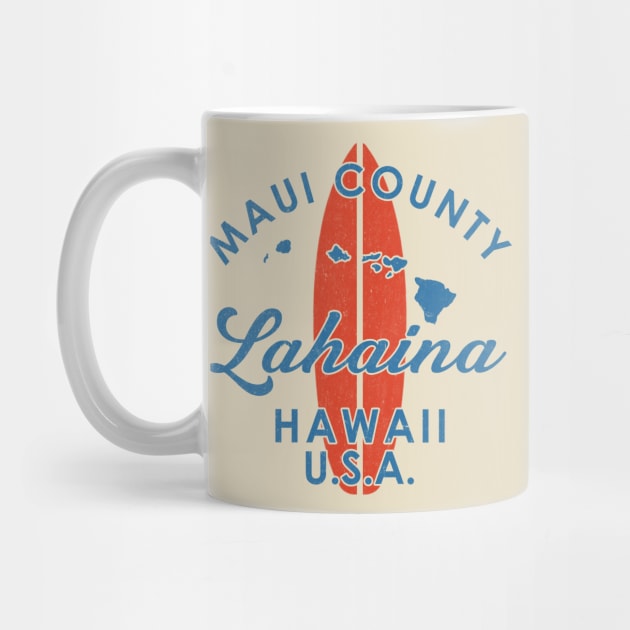 Maui Lahaina Hawaii Hawaiian Islands Vintage by AnKa Art